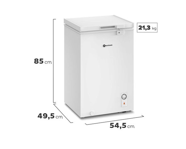 Freezer dual horizontal 99 litros M100D blanco-6