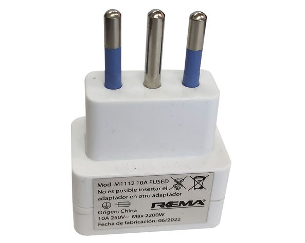 Adaptador 10-16a blanco Rema-0