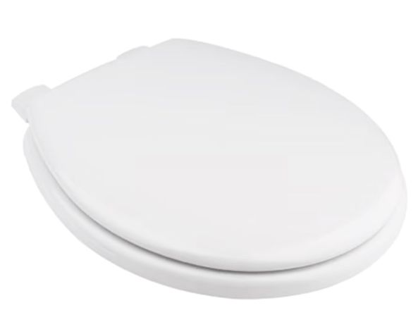 Asiento WC redondo madera blanco-1
