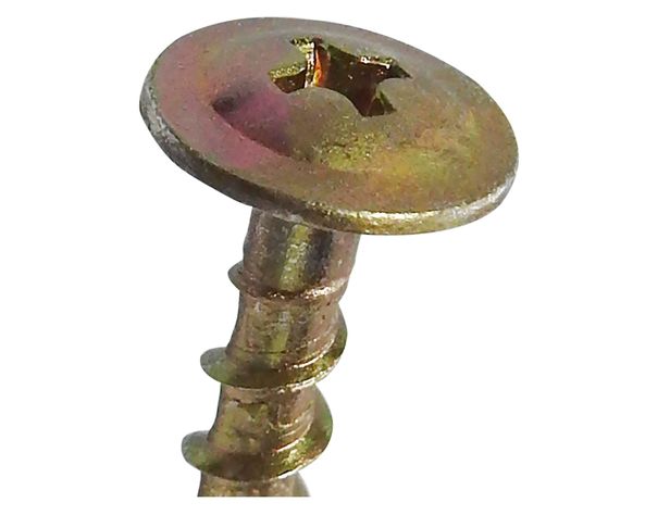 Tornillo rosca gruesa 6x12 cm 10 unidades amarillo-2