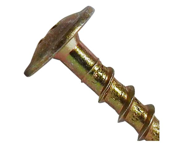 Tornillo rosca gruesa 6x12 cm 10 unidades amarillo-1