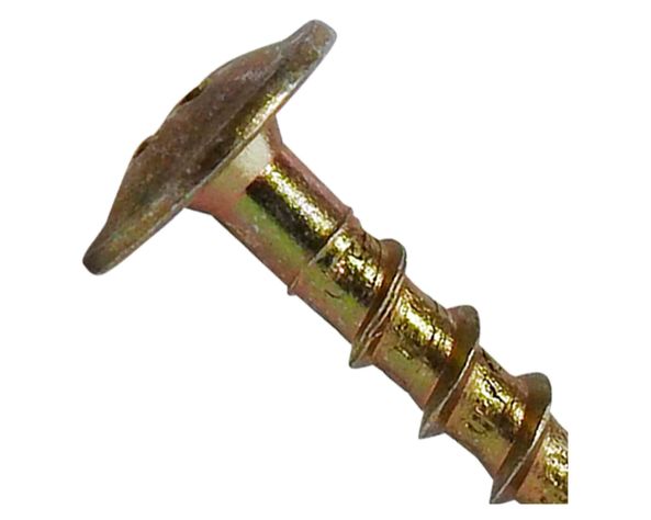 Tornillo rosca gruesa 6x12 cm 5 unidades amarillo-1