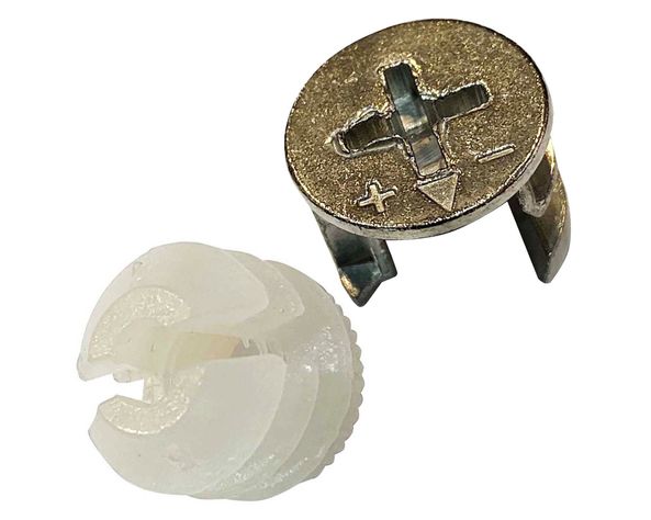 kit Tuerca + conector L 32 mm 2 unidades-2