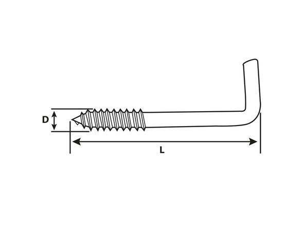 Tornillo escuadra 3x1'' cobrizado 5 unidades-3
