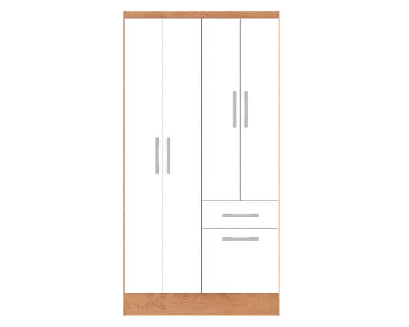 Clóset 4 puertas 1 cajón 1 zapatera Bicolor-0