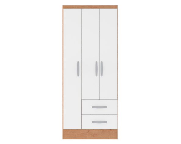 Clóset 3 puertas 2 cajones + Cómoda 1 puerta 5 cajones-1