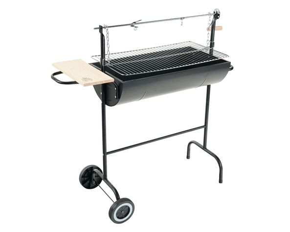 Parrilla a carbón medio tambor BM300-1