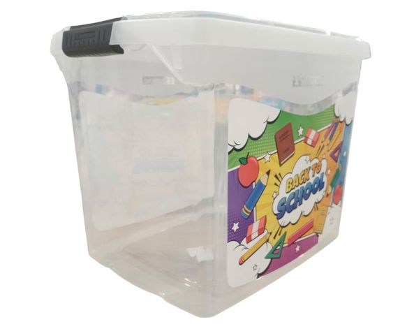 Caja organizadora 11 litros SR911 transparente-1