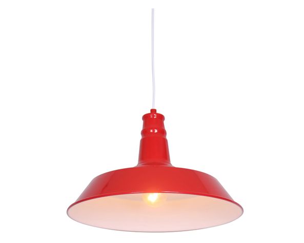 Lámpara colgar 1L E27 Alba rojo-1