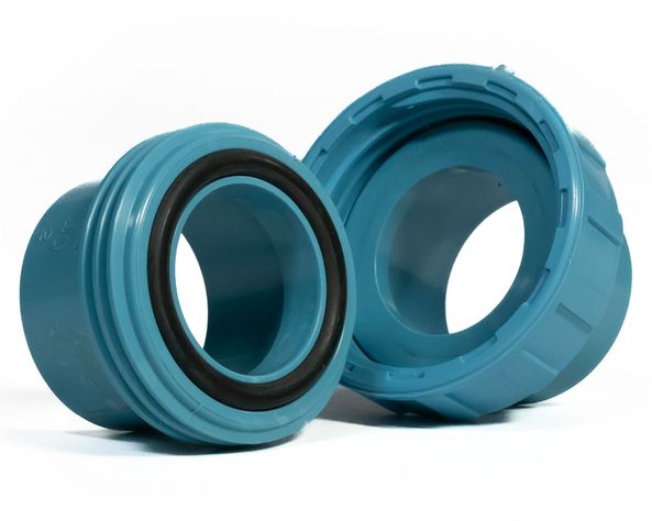 Unión Americana hidráulica para cementar 40 mm celeste-1