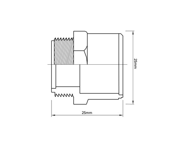 Terminal 20 mm x 1/2" HE presión celeste-1