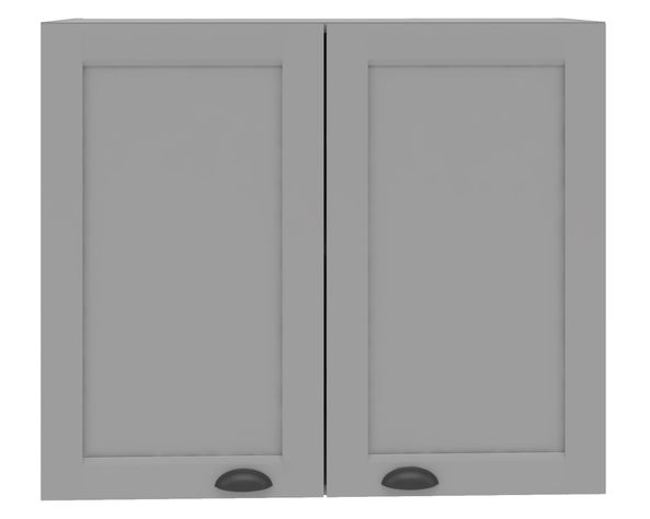 Mueble cocina mural 80 cm 2 puertas Premier gris-0