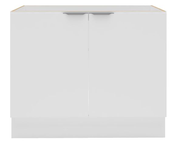 Mueble base cocina 100 cm 2 puertas Milano blanco-0