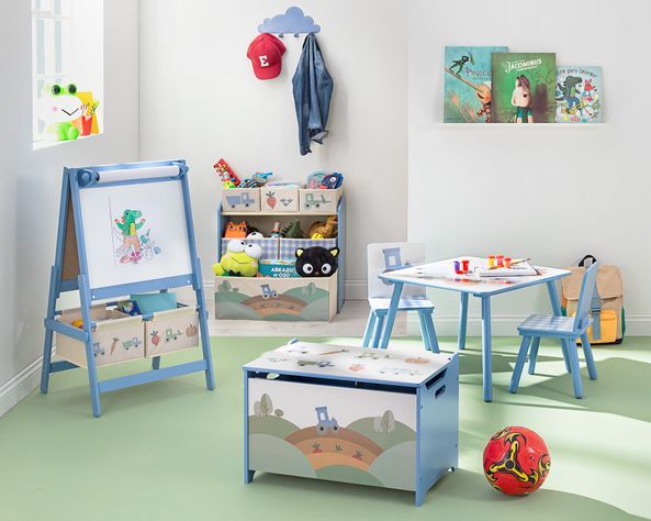 Baúl infantil Farmer trucks 39x60x36 cm-1