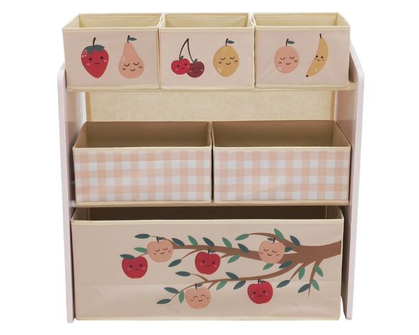 Mueble infantil canastos Farmer fruits 60x63x30 cm-0