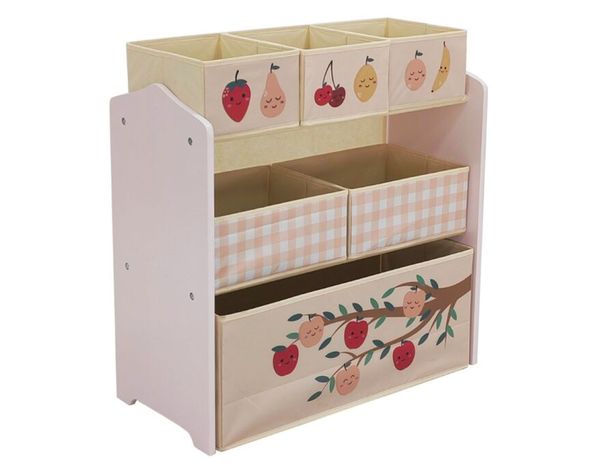 Mueble infantil canastos Farmer fruits 60x63x30 cm-1