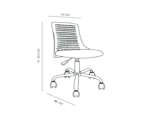 Silla PC Cool celeste grisáceo-2