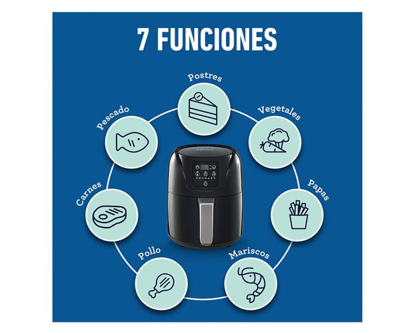 Freidora de aire 4 litros CKSTAF40DDF negro-2
