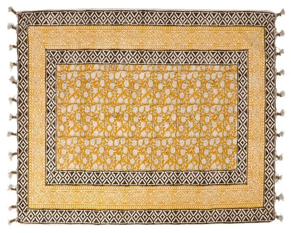 Alfombra 90x150 cm Block yellow-0