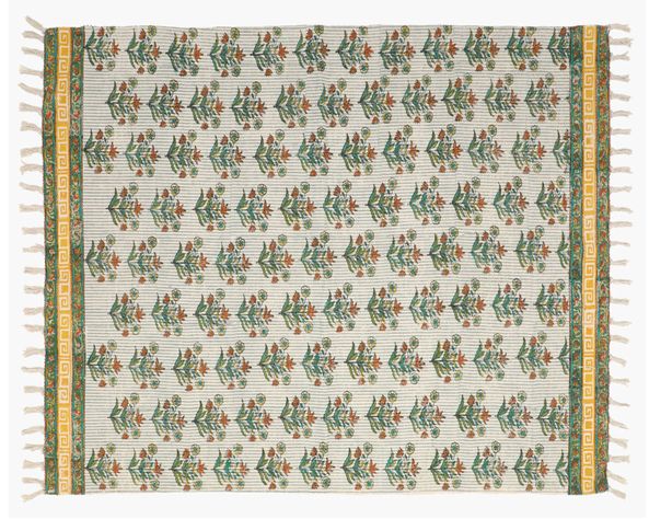 Alfombra 90x150 cm Block White-0