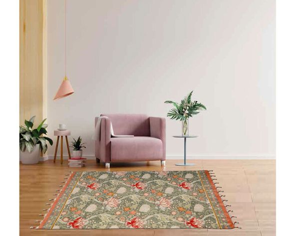 Alfombra 120x180 cm Borda green-2