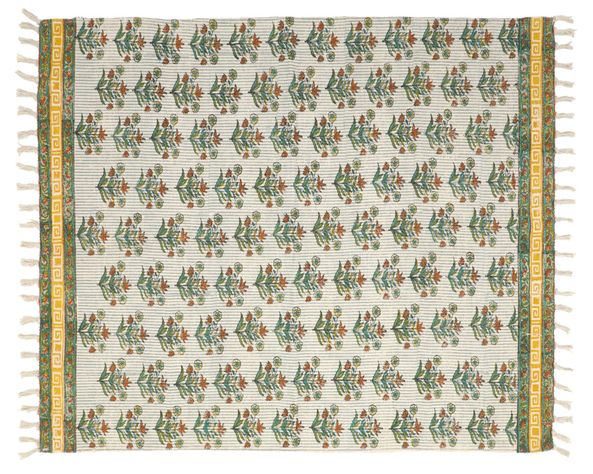 Alfombra 60x90 cm Block White-0
