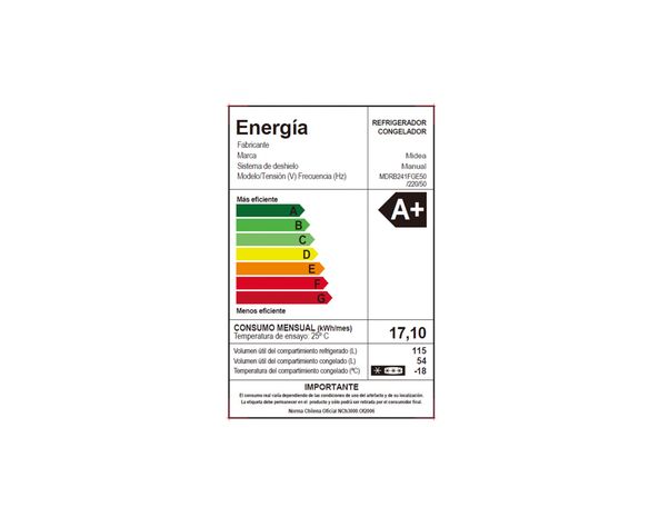 Refrigerador Bottom Freezer MDRB241FGE50 169 lt-7
