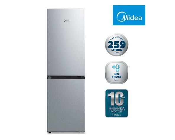 Refrigerador Bottom Freezer no frost 259 litros silver-1