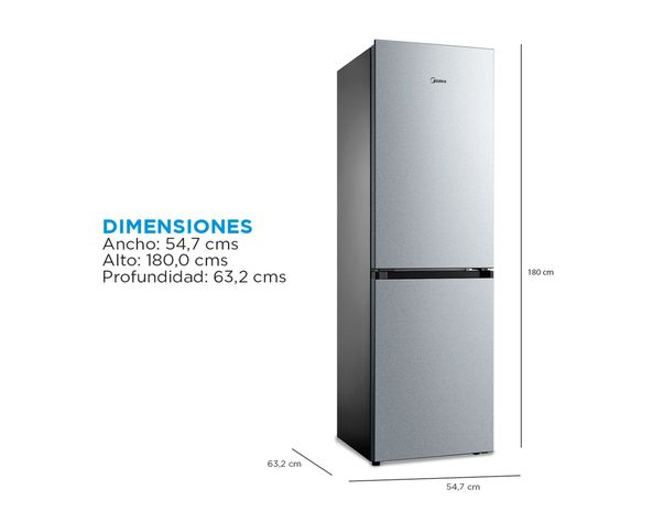 Refrigerador Bottom Freezer no frost 259 litros silver-5