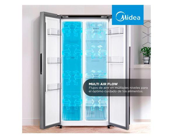 Refrigerador Side by Side no frost 442 litros silver-4