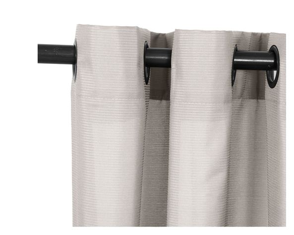 Set cortina Pucón texturada 140x220 cm gris-3