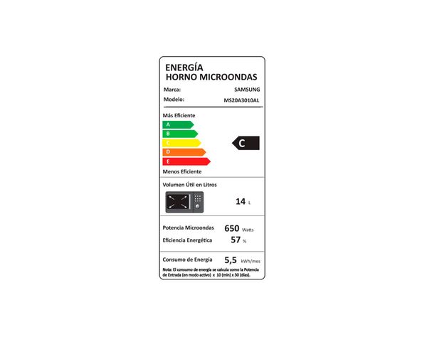 Microondas 20 litros MS20A3010AL/ZS negro-7