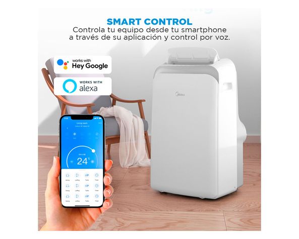 Aire acondicionado portátil MPPD-12KHRN1W 12000 BTU frío/calor Wifi-4