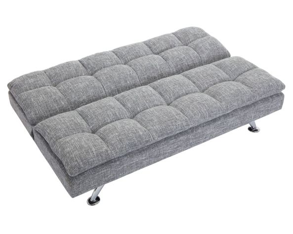 Futón 2 cuerpos Lorenzo 3.0 gris jaspeado-2