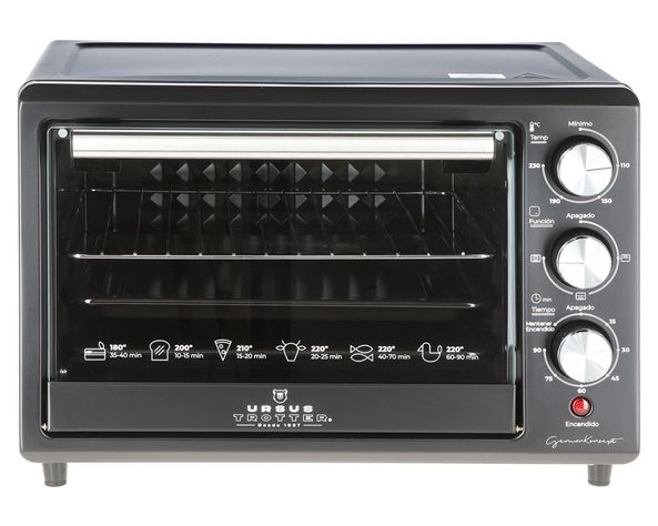 Horno eléctrico UT-BACKOFEN PRO-B negro 25 litros-1