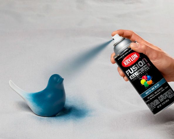 Pintura spray 340 ml Fusion 5X azul mate-2