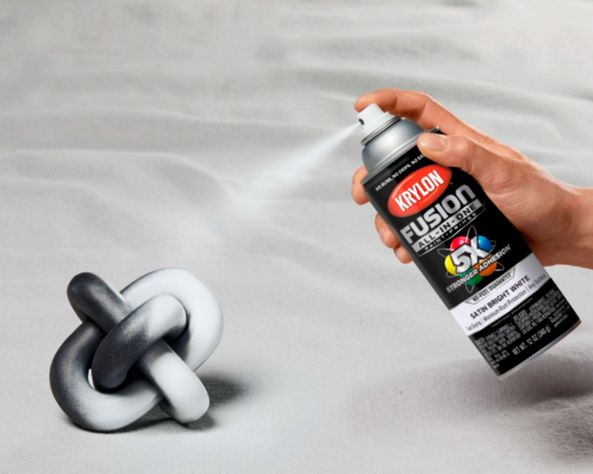 Pintura spray 340 ml Fusion 5X blanco satín-2