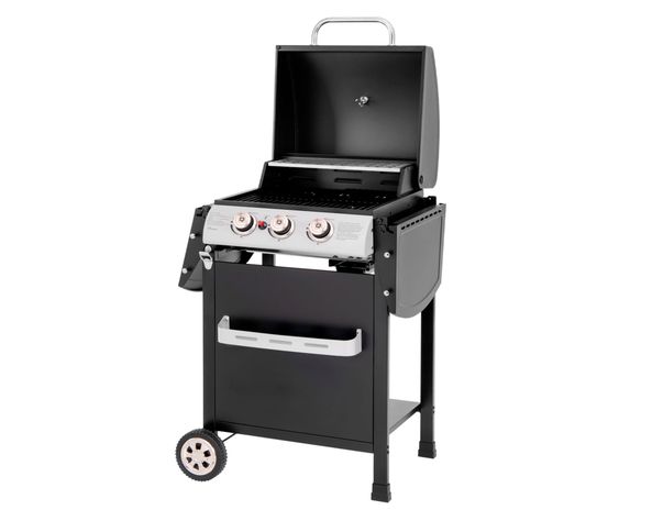Parrilla gas Boston Pro 109 cm 3 quemadores-3