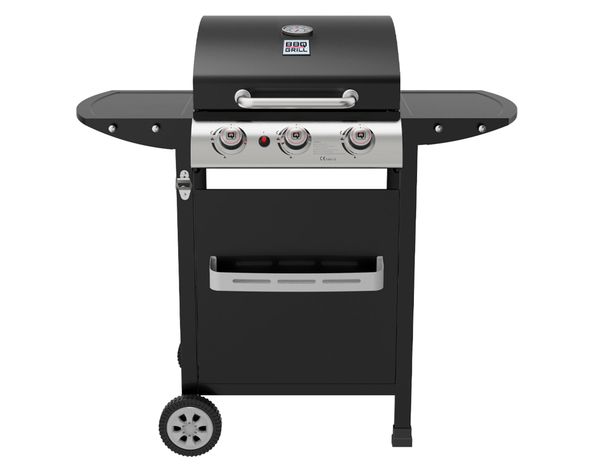 Parrilla gas Boston Pro 109 cm 3 quemadores-0