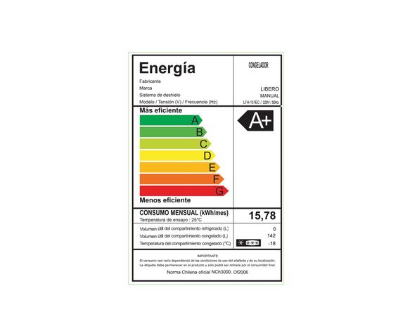 Freezer horizontal LFH-151EC 142 lt-6