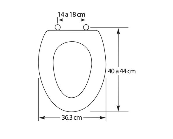 Asiento WC redondo 9150AR cierre normal urea coralink antibacterial-3
