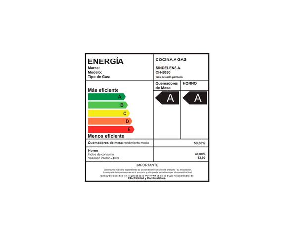 Cocina a gas CH-5050NG 4 quemadores gas licuado negro-4