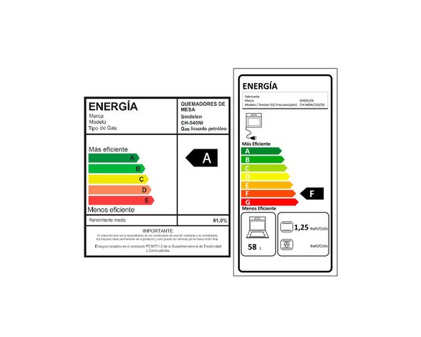 Cocina a gas CH-540NI 4 quemadores gas licuado inox-6