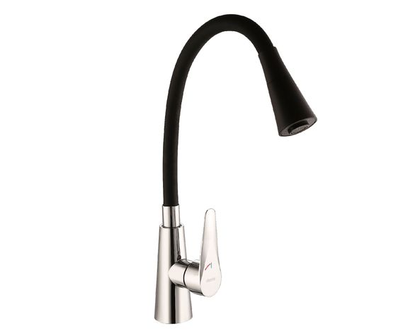 Monomando cocina flexible negro extraible-0