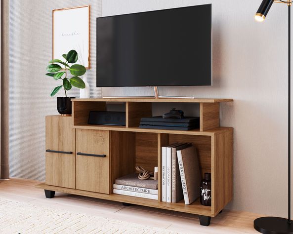 Rack TV 50" Ra-102 café claro-3