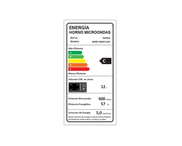 Microonda MMP-20M711W blanco 20 lt-5