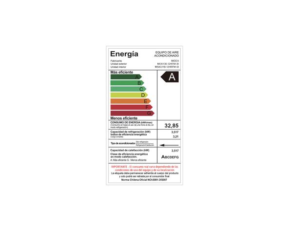 Aire acondicionado split inverter XTREMEDUR12K 12000 BTU frío/calor Wifi-8