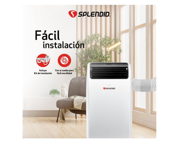 Aire acondicionado portátil 12000 BTU frío/calor WiFi-3