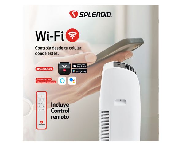 Aire acondicionado portátil 12000 BTU frío/calor WiFi-5