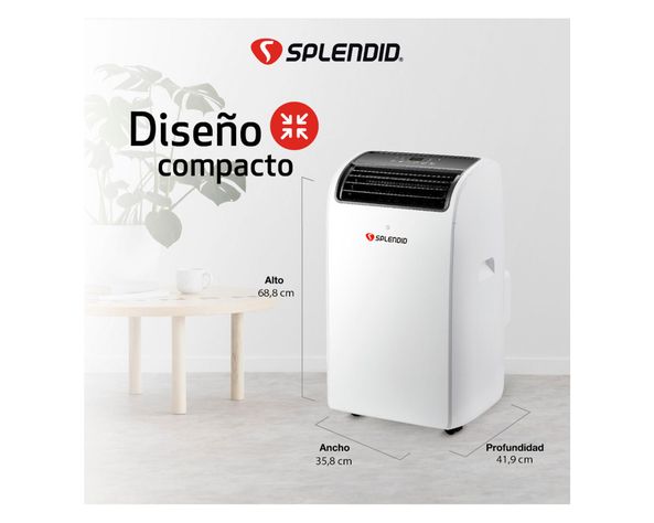 Aire acondicionado portátil 14000 BTU frío/calor WiFi-6